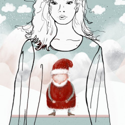 Bio Jersey Lillestoff - Weihnachtsmann